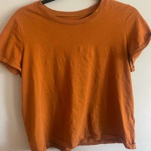 ORANGE/BROWN MADEWELL T SHIRT